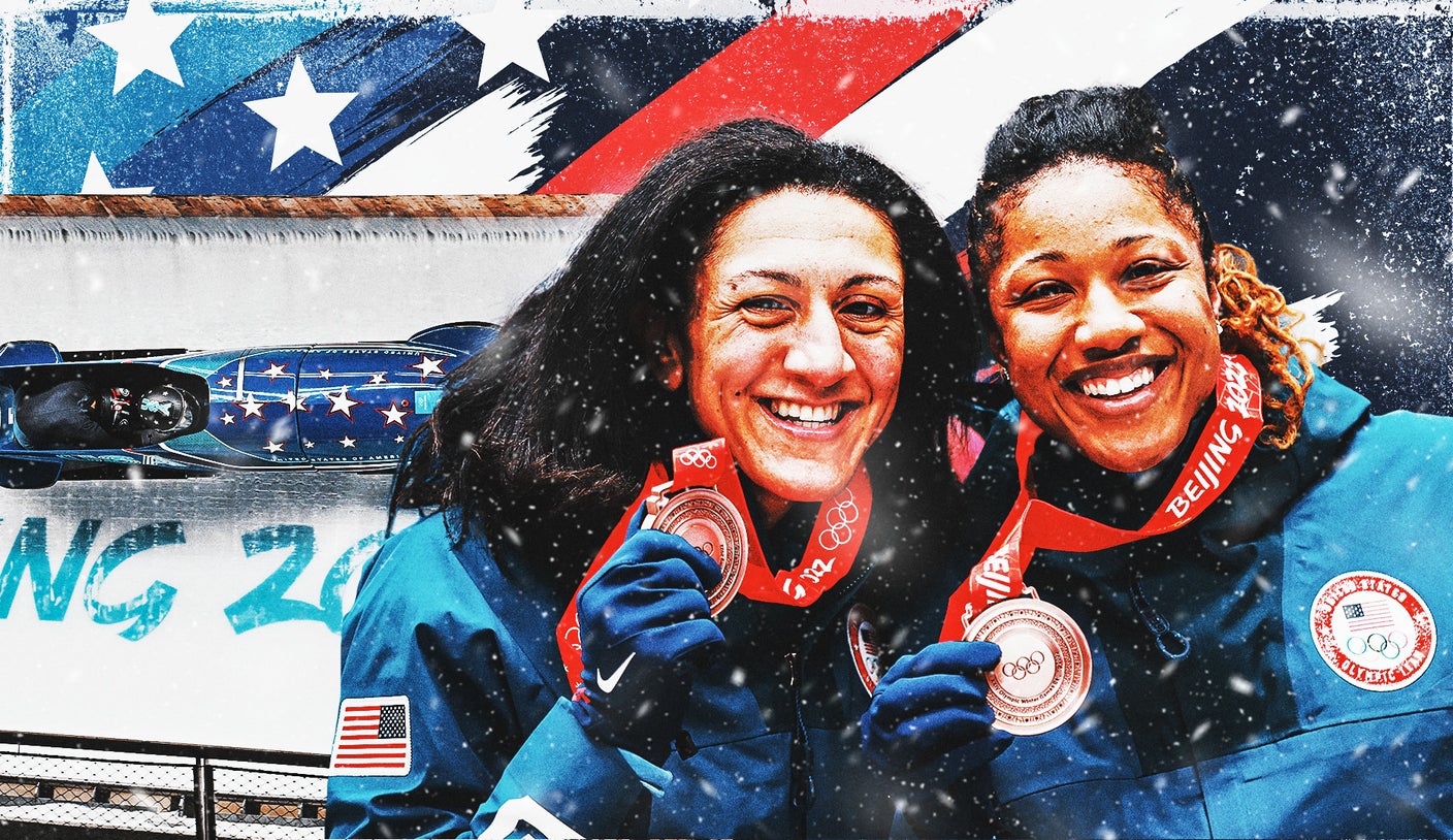 2022 冬奥会第15天：Elana Meyers Taylor 填写历史新篇章
